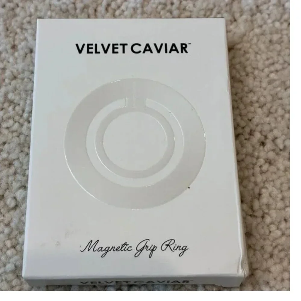 NEW Velvet Caviar Cashmere Taupe Magnetic Grip Ring Holder Popsocket - Picture 2 of 5